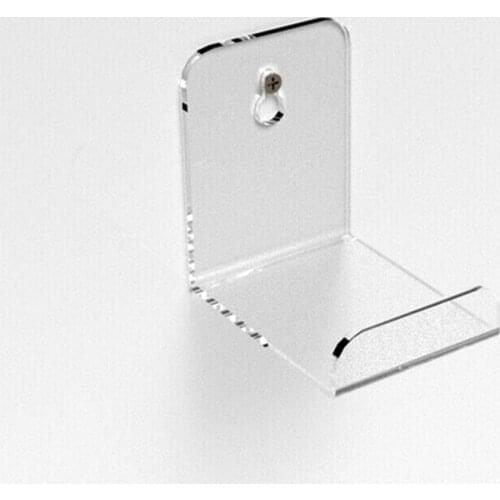 Wall Mounted Acrylic Headset Stand Hanger Game Controller Holder Space Saving Gamepad Holder Universal Wall Mount For PS4 Xbox