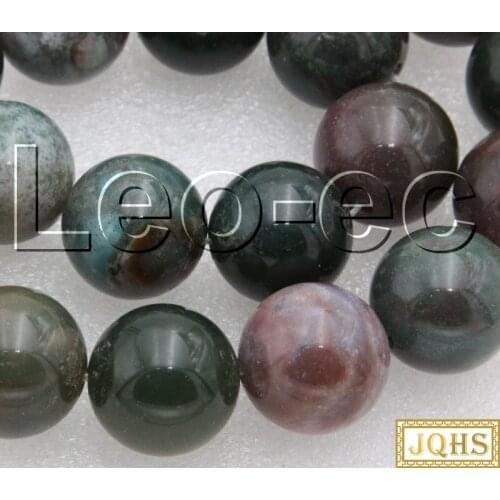Natural 20mm Multicolor Indian Agates Stone Loose Beads for Jewelry Making Strand 15" v1432