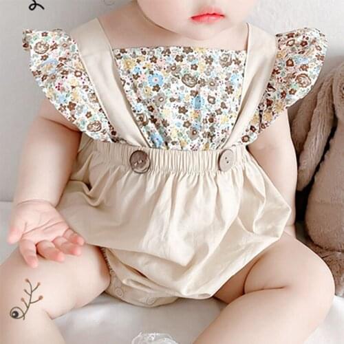 Baby Girls Rompers Summer Sleeveless Baby Clothes Cute Infants Girls Clothes
