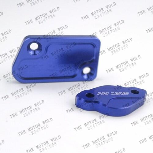 CNC Front & Rear Brake Reservoir Fluid Cover Fit YZ125 YZ250 YZ250F YZ450F YZ250FX Motorcycle MX Enduro Motocross Dirt Bike