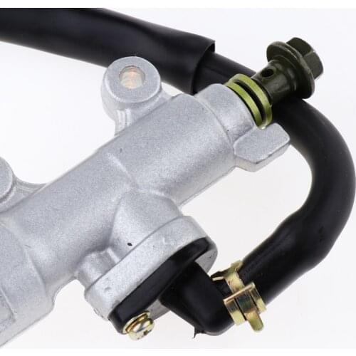 Rear Foot Brake Hydraulic Master Cylinder Pump Universal Fit for 90cc 110cc 125cc 150cc Motorcycle Scooter ATV Dirt Bike