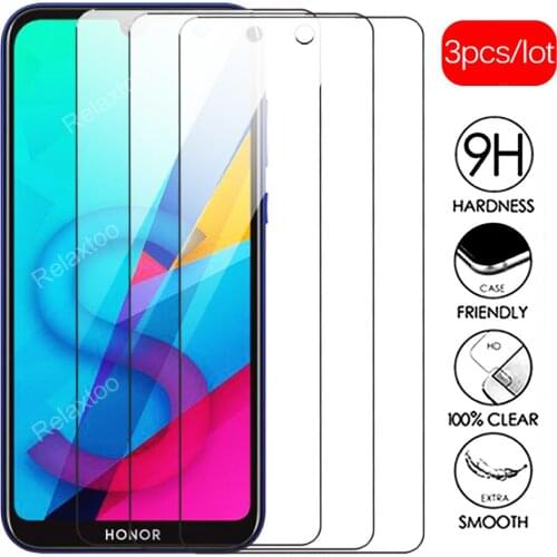 3pcs Tempered glass For Huawei Honor 8s prime Glass screen protector For Huawei Honor 8c 8x 8a 8s 10i 10lite protective Glass