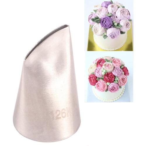 #126K Austin Flower Stainless Steel Cake Decorating Pastry Tips Icing Piping Nozzles Baking Cream Tools Decorators