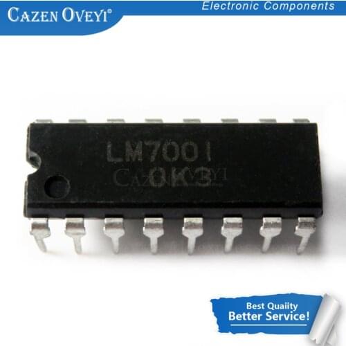 5pcs/lot LM7001J LM7001 LM 7001 DIP-16 In Stock