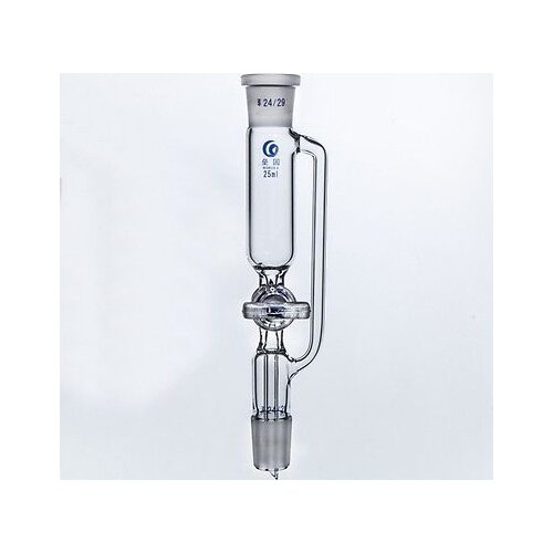 50ml 19/26 Joint Chemistry Laboratory Pressure Equalizing Addition Funnel With Glass Stopcock