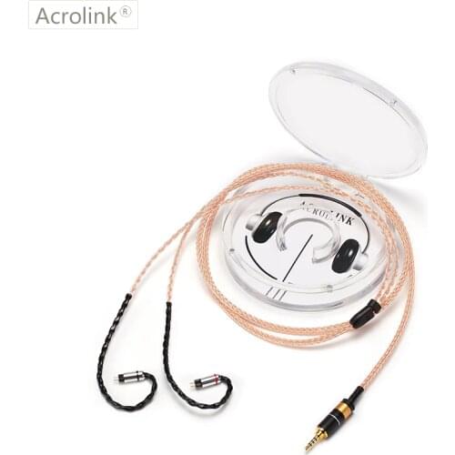 Acrolink 1.2m 16 Core High Qulity PCOCC DIY Upgraded Earphone Cable Repair Replacement With 0.78mm 2 Pins Interface For 2.5 XLR