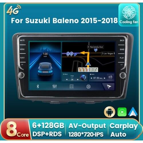 Android 11 4G LTE DSP RDS For Suzuki Baleno 2015-2018 Car Radio Auto Multimedia DVD Player GPS Navigation Auto carplay IPS BT