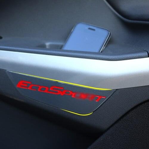 Car Armrest Container Door Storage Box Handle Boxes Case Fit for Ford Ecosport 2013 2014 2015 2016 2017 2Pcs/Set Accessories