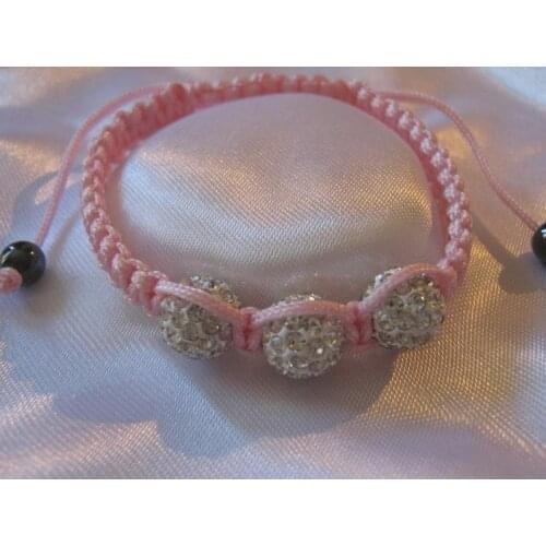 Free Shipping!10mm New Style Disco Ball Beads kids bracelet. KLD fasion bracelets for kid