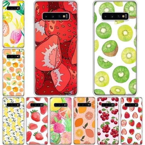 Moscato fruit Strawberry Cherry Phone Case For Samsung Galaxy A71 A70 A51 A50 A41 A40 A30 A21 A10 A01 A90 A20S A20E A10S M30S A6