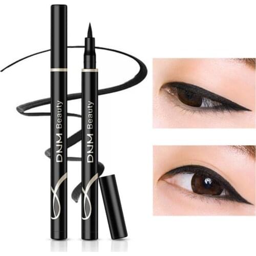 DNM Black Natural Long Lasting Eyeliner Pen Highlight Waterproof Eye Makeup Not-blooming For Women Cosmetics Beauty Tools TSLM