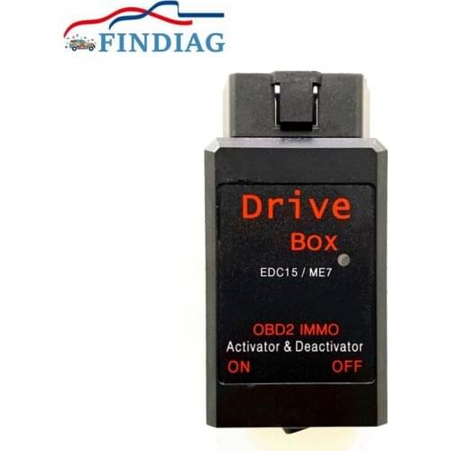 For VAG Drive Box OBD2 IMMO Deactivator Activator for AUDI for V-W for Skoda EDC15/ME7 Car OBD 2 IMMO emulator