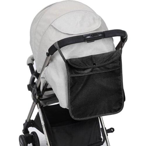 Baby Stroller Pram Pushchair Net Mesh Hanging Bag Organizer Diaper Storage Tidy Net Accessories C5AF