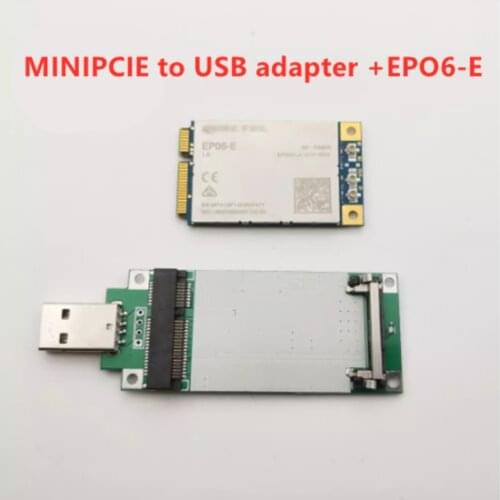 Minipcie to USB adapter with SIM card slot for 3G 4G minipcie module EP06-E EP06-A MC7431 EC25-AF EC25-E SIM7600G-H