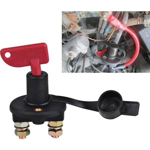 Boat Car Van RV Motorhome Battery Isolator Switch Disconnect Power Kill Key