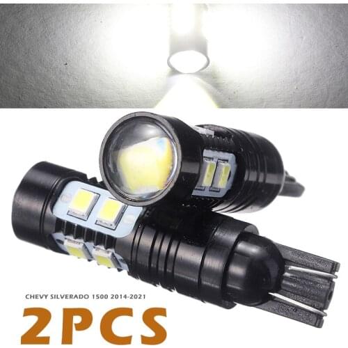 Mayitr 2pcs Car Auto LED Reverse Backup Lights Parking Dome Tail Lamp Bulbs Fit For Chevy Silverado 1500 2014-2021 Parts