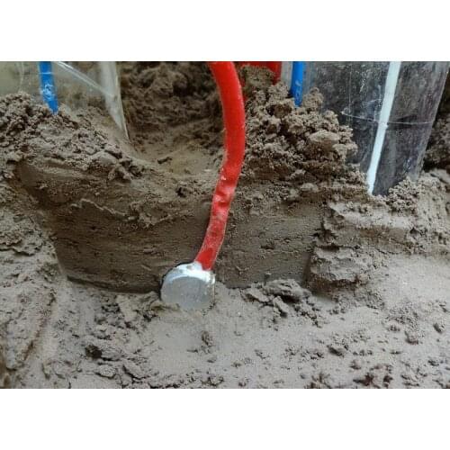 Miniature Earth Pressure Box Strain Dynamic Earth Pressure Gauge Sensor Diameter 12mm Centrifuge Model Test