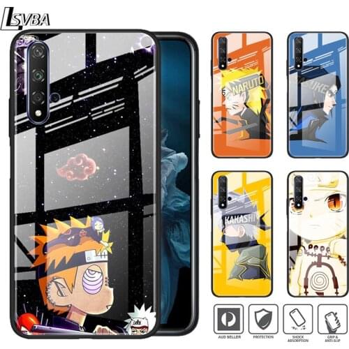 Hot Anime Cartoon Ninja For Huawei Honor 30 20 10 9X 8X Lite Pro Plus Tempered Glass Shell Phone Case Cover