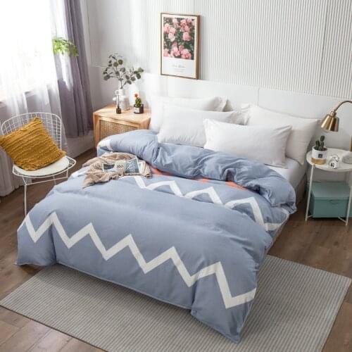 Simple Bedding Quilt cover (no Pillowcase)Duvet Cover Sets Bed Linen Sheet Single Double Queen King Size Quilt Covers Bedclothes