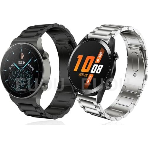 Titanium Strap For Huawei Watch GT 2 Pro / GT2 46MM Smartwatch Band For HONOR MagicWatch 2 46mm/GS Pro Watchband Metal Bracelet