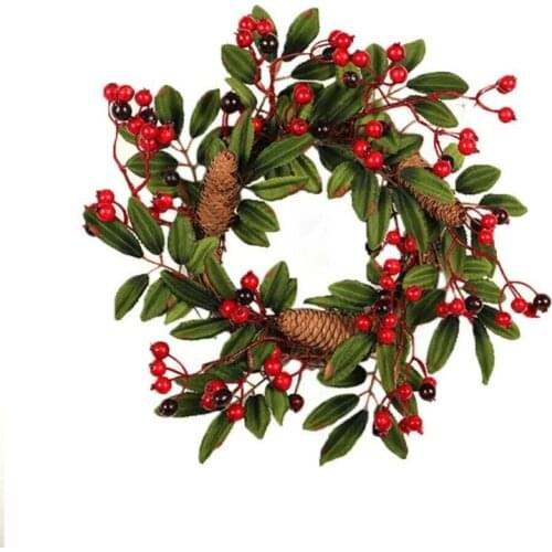 Christmas Wreath Decor For Xmas Home Party Door Wall Garland Ornaments