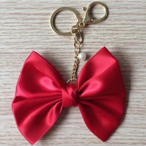 Women bowknot Key chain Keychain keyring women Modeling free shipping EH561
