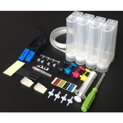 Universal DIY CISS kit 4 color CISS ink tank accessories Replacement for HP 21 22 60 61 56 57 74 75 901 121 300 122 301