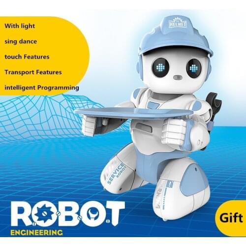 2.4G RC Robot Toy Singing Dancing With LED Light Intelligent Programming Robot Toys Kids Toys Vector Robot