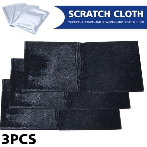 3pcs Nano Polish Cloth Fix Clear Car Scratch Repair Cloth For Car Light Paint Scratches Remover Scuffs Surface Repair Rag