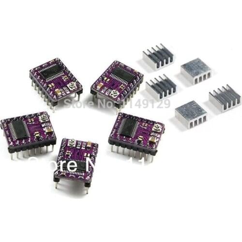 5PCS/LOT Geeetech Pololu DRV8825 with Heatsink stepper driver for RepRap Prusa Mendel controller board Free Shipping