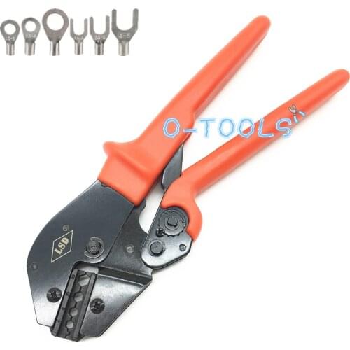 AP-416TX Non-insulated terminal crimping tool 11-6AWG hexagonal crimper pliers for electrical wire naked connector 4-16mm2