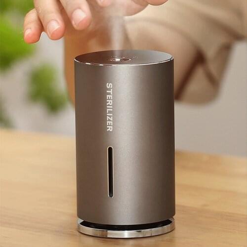 Car Humidifier Alcohol Dispenser Automatic Induction 2-Mode Alcohol Sprayer USB Touchless Sanitizer Purifier For Car Home Office