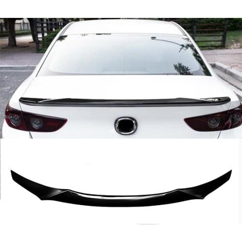CEYUSOT FOR new Mazda 3 car spoiler ABS material high quality 2019 2020 Mazda3 4door sedan rear tail wing accessories DK style