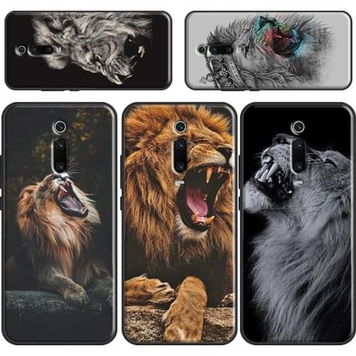 Roaring Lion Phone Case For Xiaomi Mi 11 Ultra 9 10 Lite A3 9T 10T Pro Cover For POCO X3 F3 F2 M3 Pro