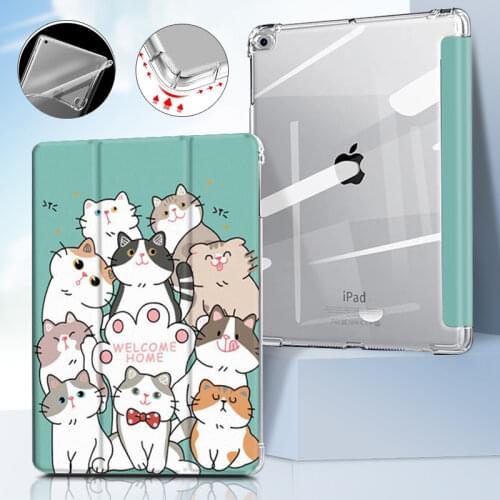 For iPad 11 2021/2020/9.7 2018 5/6th case 10.2 7th/8th Marble Leather Smart Cover for iPad 2 Air 1/2 Mini 1/2/3/4/5 pro10.5 case
