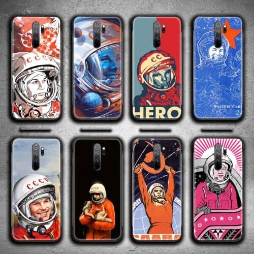 Yuri Gagarin Y Laika Phone Case for Redmi Note 9 8 8T 8A 7 6 6A Go Pro Max Redmi 9 K20 K30 Pro