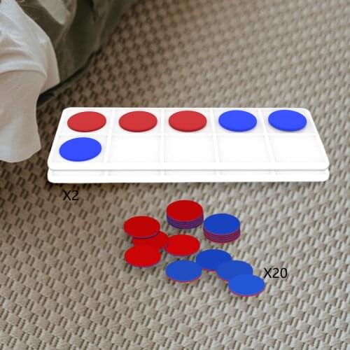 Giant Ten Frames Set for Early Math Home Learning Teach Number Concepts Kids