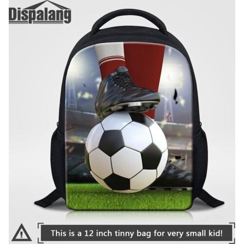 Dispalang Hot Sale Footballs Print Kindergarten Backpack Kids Mini School Bags Basketballs Rucksack Children Travel Shoulder Bag