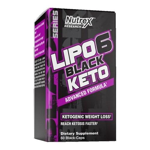 LIPO 6 BLACK KETO 60 Caps NUTREX