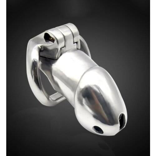 Stainless Steel Chastity Belt Lockable Penis Ring Cage Cockring Male Chastity Device Adult Game Sex Shop Toys 18 40mm 45mm 50mm