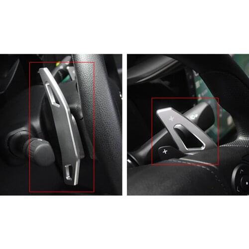New Car Silver Steering Wheel Shift Paddle Shifter Extension fit for Toyota Corolla Camry Reiz Zelas Levin Accessories