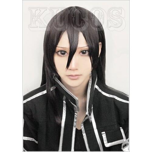 Sword Art Online GGO Kirigaya Kazuto Kirito 100cm Long Chocolate Color Heat Resistant Cosplay Costume Wig