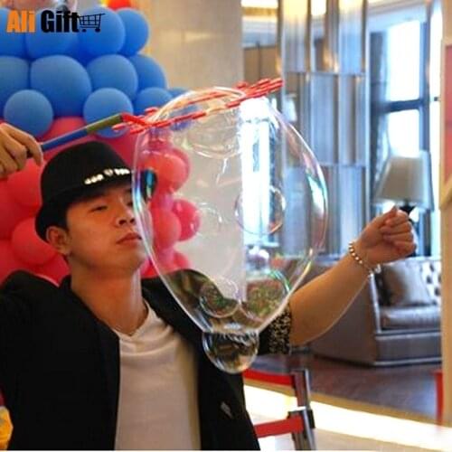 2021 New Toy Big Bubble Wand Bubble Show Props Funny Outdoor Sports Toys Giant Bubble Ring Magic Bubble Rings Party Decoration