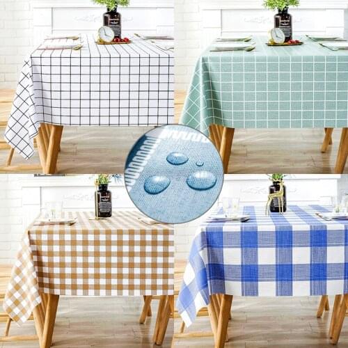PVC Waterproof Tablecloths Plant Pastoral Table Cloth Background Cloth Plastic Table Cloth Home Decor
