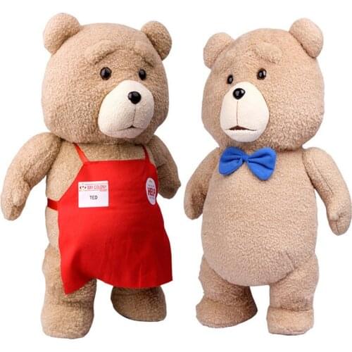 Ted2 Cartoon Movie Teddy Bear TED Plush Toys Soft Stuffed Animal Dolls Classic Toy 46CM 18'' Kids Gift