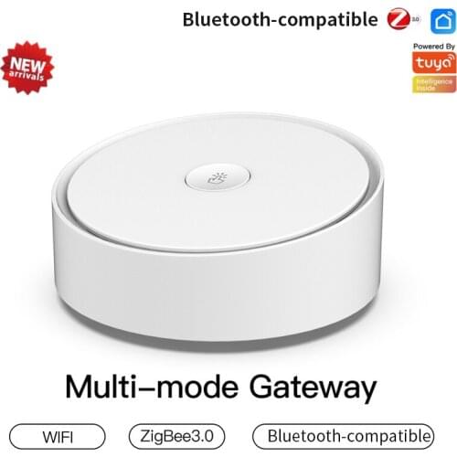 Tuya ZigBee Smart Gateway Multimode Gateway WiFi Bluetooth-compatible Multi-protocol Gateway Life APP Remote Control Home Module
