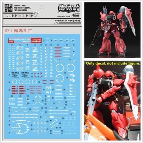D.L high quality Decal water paste For Bandai MG 1/100 ZGMF-1000 Lunamaria Zaku Warrior Gundam DL158