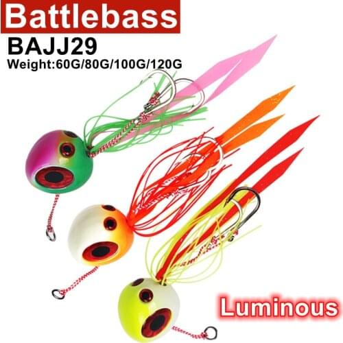 1PC inchiku 100g 120g 150g 200g Skirts Hard Metal jig head red snapper skirts ties Fast jigging fishing lure Tai Kabura Slider