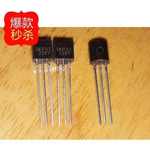 10PCS The new LM317 LM317L LM317LZ TO-92