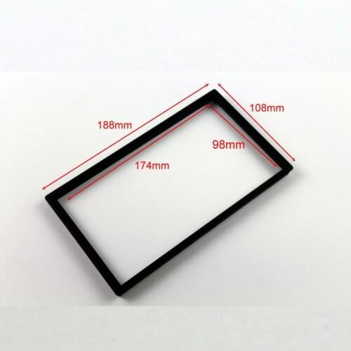 188mm * 108mm 2 DIN ABS Plastic Frame Panel Fascias For Aftermarket Radio Stereo DVD Player GPS Navigation Installation